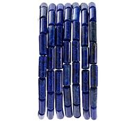Perles tubulaires en lapis-lazuli naturel de 4 x 13 mm, 38 cm/str Perles en pierre semi-précieuse pour la fabrication de bracelets, colliers, boucles d'oreilles