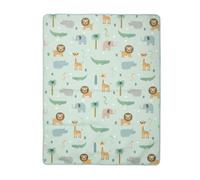 PERLETTI Alèse Imperméable Protège Materas à Langer Bébé - Protection Incontinence Nouveau-né Réutilisable Lavable 70x90 cm - Housse Lit Sac à Langer Portable pour Petit Garçon Fille (Vert)