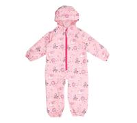 PERLETTI Combinaison Imperméable Fille Taille S - Combinaison Pluie Enfant avec Capuche - Protection Étanche pour École, Jeux et Extérieur - Légère, Confortable et Résistante - Motif Savana