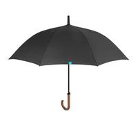 PERLETTI Parapluie automatique Golf Noir Anti-vent 120 cm