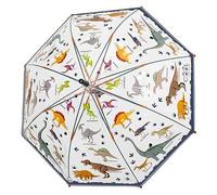 PERLETTI Parapluie enfant cloche dinosaures automatique anti-vent 74 cm, multicolore, único, Cloche sur le thème des dinosaures