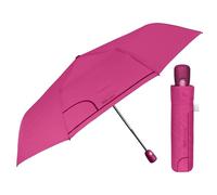 PERLETTI Parapluie Femme Pliant Ouverture et Fermeture Automatique - Ombrelle Femmes Pliable Coloré à Motifs Sac à Main Voyage - Parapluie Dame Fille Incassable (Rose Foncé)