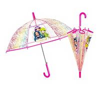 PERLETTI Parapluie fille 45/8 automatique Rainbow POE avec ouverture sécurisée, structure et tiges en fibre de verre Kids, Couleur, único, décontracté