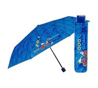 Perletti Parapluie pliable Sonic bleu Ø 91 cm pour enfant Multicolore Bohème