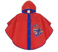 PERLETTI Poncho Pluie Spider Bleu pour Enfant 3 4 5 6 Ans - Vetement Garçon Impérmeable Homme Araignée Protection Neige - Cape de Pluie Étanche Capuche et Boutons (3-6 ans, Cartoon)