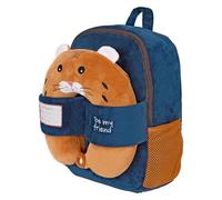PERLETTI Sac à Dos Enfant avec Oreiller de Voyage en Mousse à Memoire - Cartable Fille Garçon 3 4 5 6 Ans avec Coussin Souple Confortable - Sac a Dos Maternelle Avion Voiture 31x24x11 cm (Chaton)