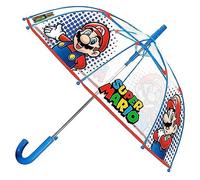 PERLETTI Super Mario Parapluie cloche automatique anti-vent 74 cm, multicolore, único, tendance, coloré et amusant