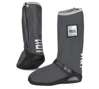 PERLETTI Surchaussures Imperméables Lavable pour Homme Femme - Couvre Chaussures Pluie avec Semelle Antidérapante Renforcée et Détails Réfléchissants