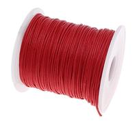 Perlin C167 Cordon en coton ciré Rouge 1 mm 75 m