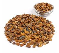 Perlin Ensemble de 500 perles en pierre précieuse œil de tigre, forme irrégulière, sans trou, 4-8 mm, CRAFT_BEAD