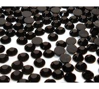 Perlin Lot de 720 strass ronds en verre à dos plat SS30 HotFix 6 mm 5,5 à 6 mm, 5,5mm ~ 6mm, Verre