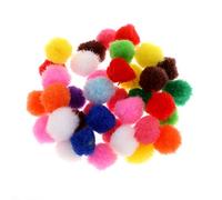 Perlin - Pompons 30/25/20/15/12/10 mm Assortiment de couleurs Pompons à coudre multicolores Tilda Bricolage Balles en peluche moelleuses pour bricolage créatif amusant (12 mm)