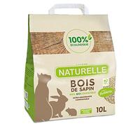 Perlinette - Litière Naturelle Bois de Sapin 100% Éco pour Chat - 10L