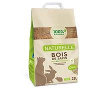 Perlinette - Litière Naturelle Bois de Sapin 100% Éco pour Chat - 25L
