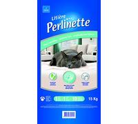 Litière pour chats sensibles - Perlinette 15kg - Minérale - Agglomérante