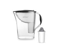 PerloPur Filtre à eau standard (anthracite) avec 1 cartouche filtrante Protect+ classic (pour eau dure) Compatible avec Brita Classic