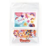 Graine créative Perles Perlou Licorne Arc-en-ciel 1000 perles Multicolore G
