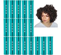 Perm Hair Curlers Extra Large Hair Curlers For Long And Short Natural Hair (Green 18 Pieces)