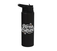 Permaculture permanente agriculture alimentaire jardinage forestier Stainless Steel Insulated Water Bottle