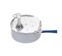 Permanent Magnet Synchronous Motor 0.9RPM To 70RPM AC 100-127V 50-60Hz CW 4W D Shaft Electric Motor for Microwave Oven Parts Fan(20-24RPM)