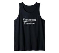 Permanent Vacation Vintage Varsity Retro Classic Style Débardeur