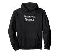 Permanent Vacation Vintage Varsity Retro Classic Style Sweat à Capuche