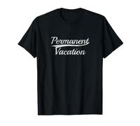 Permanent Vacation Vintage Varsity Retro Classic Style T-Shirt