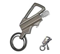 Permanente Briquet Allumette,Briquet Porte-CléS Match Strike,Porte-CléS DéCapsuleur,Allumettes éTanches,Pierre à Feu,Outil de Camping,pour L'ExtéRieur et La Maison (A1)