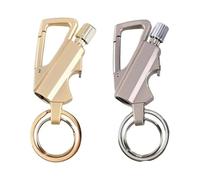 Permanente Briquet Allumette,Briquet Porte-CléS Match Strike,Porte-CléS DéCapsuleur,Allumettes éTanches,Pierre à Feu,Outil de Camping,pour L'ExtéRieur et La Maison (B2)