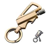 Permanente Briquet Allumette,Briquet Porte-CléS Match Strike,Porte-CléS DéCapsuleur,Allumettes éTanches,Pierre à Feu,Outil de Camping,pour L'ExtéRieur et La Maison (A3)
