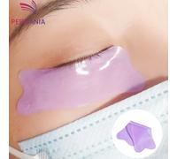 PERMANIA 1 paire nouveau Patch sous les yeux adhésif réutilisable et doux en Silicone pour le lifting des cils et les Extensions de sourcils outil de beauté de santé Transparent Glitter
