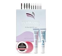 PERMANIA Brow Lift Kit Sourcil, Browlift Soucils, 2 en 1 Kit Rehaussement de Cils et Soucils, Ingrédients Doux - Facile à Utiliser pour Les Débutants et Les Salons (Sans ESSENCE)