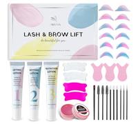 PERMANIA Kit Rehaussement de Cils, 2025 Actualisé Rehaussement Cils, Lash Lift Kit avec Patchs Silicone Réutilisables | Baume à la Colle