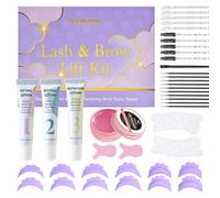 PERMANIA Kit Rehaussement de Cils, Lash Lift Kit pour Débutant, Rehaussement Cils Maison avec Open-Eye Pads Silicone, Set Complet DIY avec Lifting Lotion Douces et Outils Essentiels