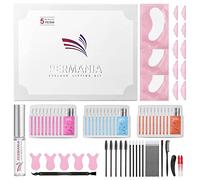 PERMANIA Kit Rehaussement de Cils, Set de Rehaussement de Sourcils, Lash Lift kit Contient un Ensemble Complet d'accessoires Pour Débutants et un Mode d'emploi en Plusieurs Langue