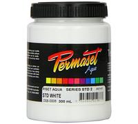 Permaset Aqua Encre pour impression sur tissu Blanc 300 ml