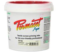 Permaset Aqua Encre pour impression sur tissu Rouge 1 l