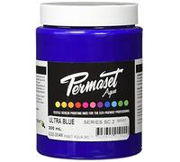 Permaset Aqua Supercover Encre à sérigraphie Bleu ultra 300 ml