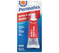 Permatex 80335 Muffler & Tailpipe Sealer, Seals Holes & Leaks In Mufflers, tailpipes and around Joints, Waterproof non shrinking formula, Resists Temperatues up to 1000°C 1 x 85g