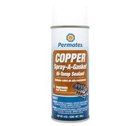 Permatex 80697 Copper Spray-A-Gasket High-Temp Sealant Fast-Drying, Metallic Copper Spray Adhesive 255g