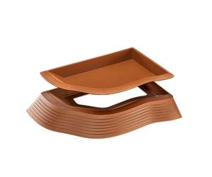 Perme D'eau De Tortue - Bol De Trempage Antidérapant, Pot De Bain À Tortue Multifonctionnel, Aliment De Reptile Stable Récipient À Boire | Accessoire D'habitat Décoratif Pour Le Bain, L'alimentatio