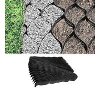 Perméable - Ping nid d'abeille pliable pour stabilisation d'allée et de stationnement - 1 m x 8 m (3,3 pi x 26 pieds) - Solution de renforcement du sol