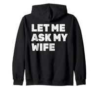 Permettez-Moi de Demander à ma Femme Sweat à Capuche