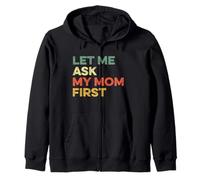 Permettez-Moi de Demander à ma mère, première mère, Enfant, Enfant, Fille, Fils, drôle Sweat à Capuche
