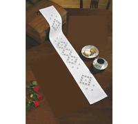 Permin Hardanger Chemin de table set "Hardanger", motif à compter, 17x125cm, 65-