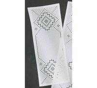Permin Hardanger Chemin de table set "Hardanger", motif à compter, 27x69cm, 63-1