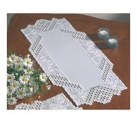 Permin Hardanger Chemin de table set "Hardanger", motif à compter, 28x62cm, 63-5