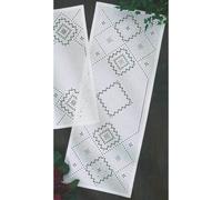 Permin Hardanger Chemin de table set "Hardanger", motif à compter, 41x106cm, 75-