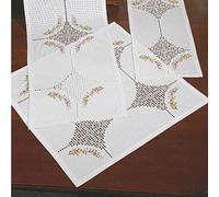 Permin Hardanger Kit de broderie pour nappe Motif floral