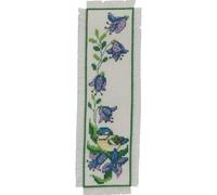 Permin Kit de broderie au point de croix Marque-page Motif mésange Multicolore